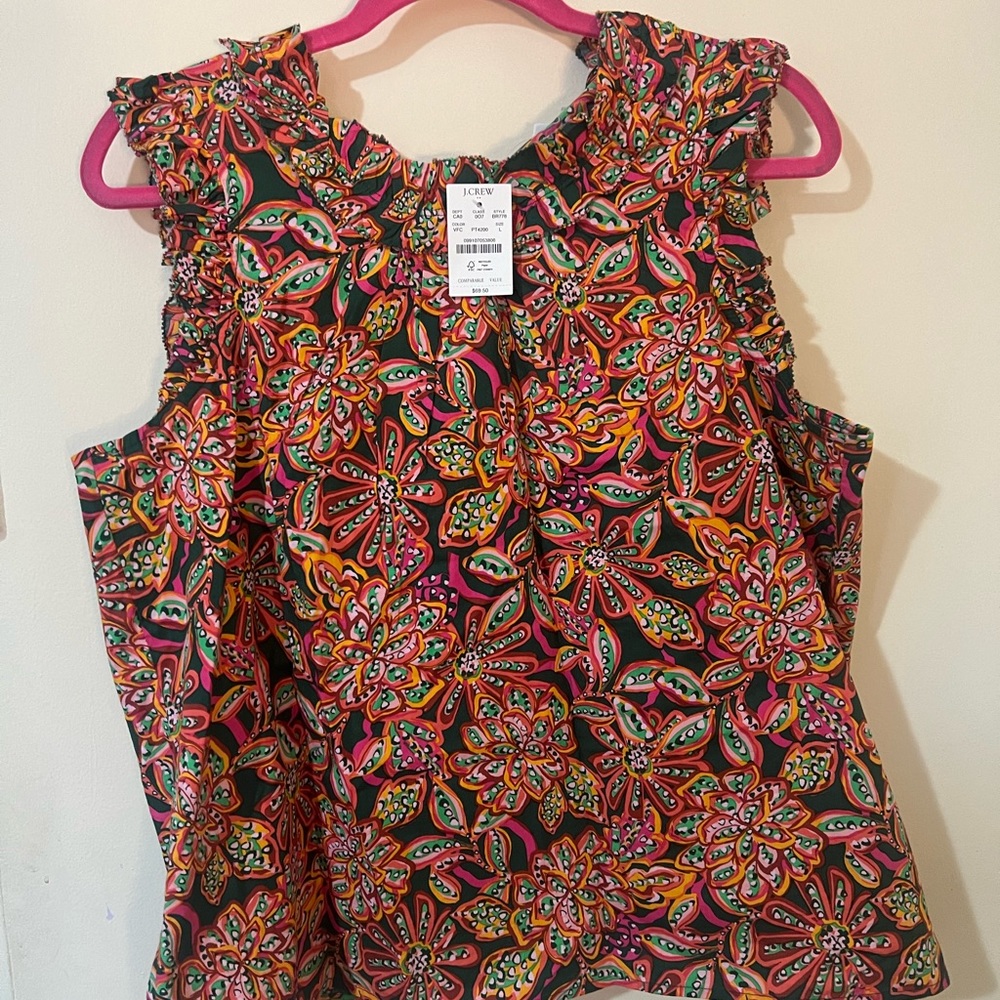 J.Crew floral top